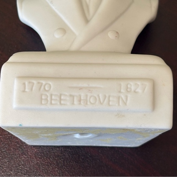 Vintage Willis Music Co. Composer BEETHOVEN Mini Bust - Picture 7 of 10